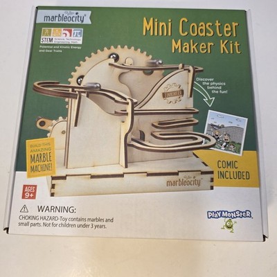 New Sealed Box Marbleocity Mini Coaster Maker Kit STEM Educational Learning Toy