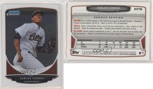 2013 Bowman Prospects Chrome Carlos Correa #BCP100