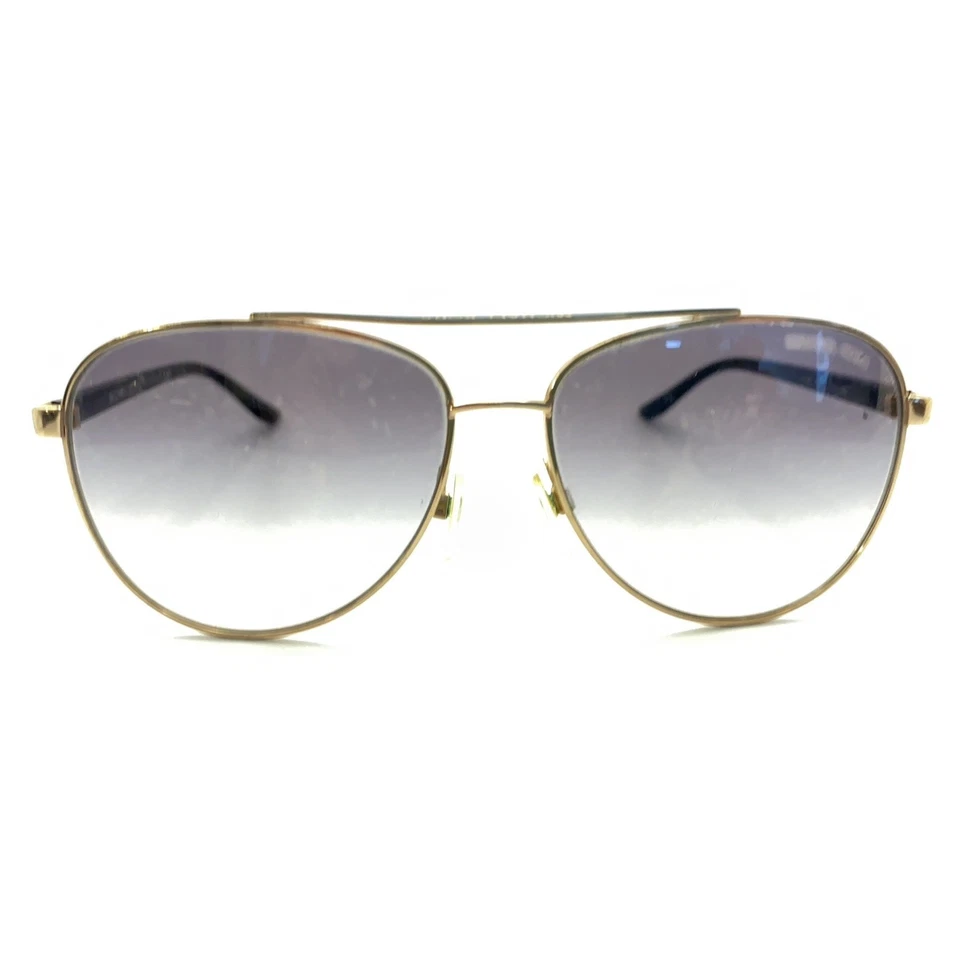 Очки солнцезащитные Michael Kors Hvar MK 5007 золотистые черные авиаторские коричневые линзы 59-14 135 - Изображение 2 из 4