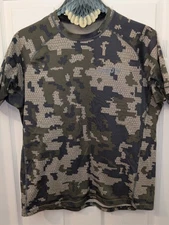 KUIU Shirt Mens Small Gila SS Crew Verde Camo Lightweight Hunting 