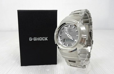 Casio G-Shock AWM-500D-1A8JF Radio Solar Full Metal Reprint Used