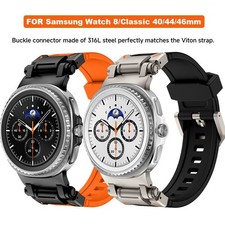 Silicone Sport Band for Samsung Galaxy Watch 8Classic Strap 46mm Watch 8 40/44mm
