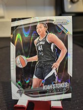 2025 Panini Prizm WNBA - Kiah Stokes #58 - White Seismic
