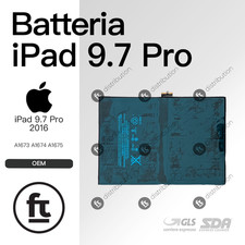 APPLE BATTERIA IPAD PRO 9.7 (2016) A1673 A1674 A1675 OEM PARI ORIGINALE