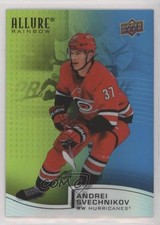 2021-22 Upper Deck Allure Rainbow Green Blue 97/299 Andrei Svechnikov #R-55 12ns