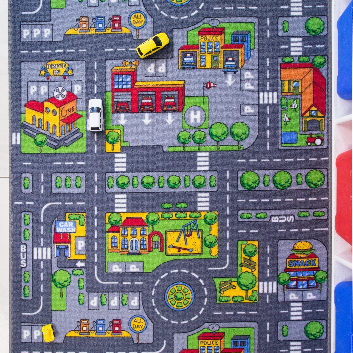 Roads play mat online