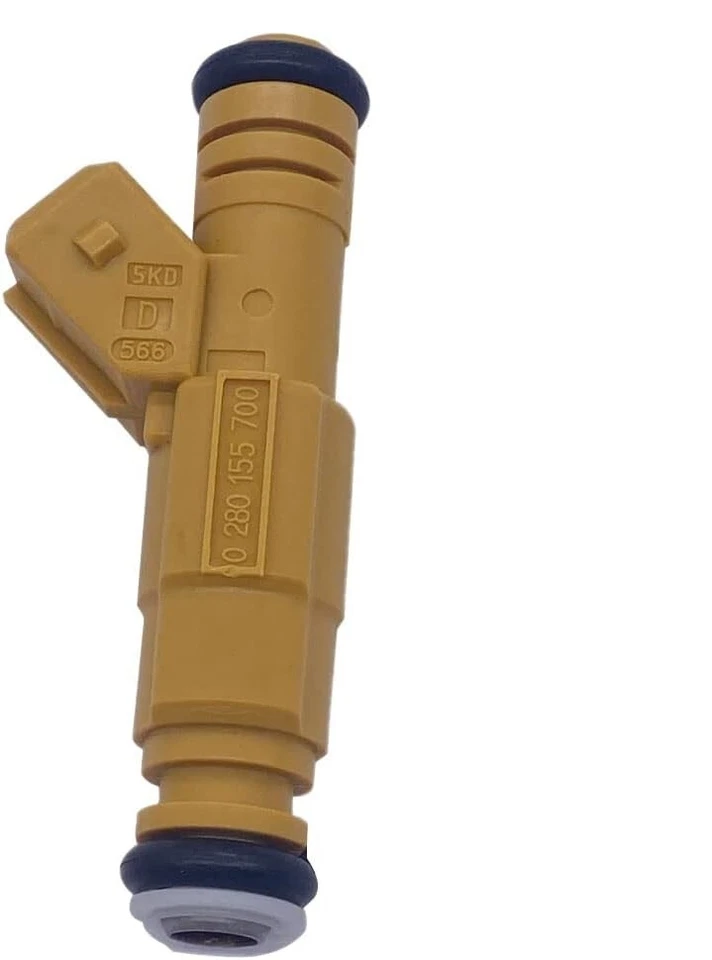 Injetores de combustível Bosch 6x OEM compatível com 1987-98 JEEP Cherokee Wrangler 4.0L 0280155700 - Imagem 4 de 4