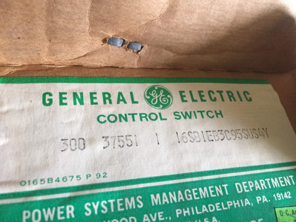 General Electric 16SB1EB3C95SUS4Y Interruttore Cam 5 Stadi 3 Posizioni – Nuovo Surplus - 5