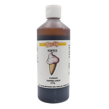 Tas-ty Toffee Topping Sauce Syrup Flavour Ice Cream Sundaes Sweet Creation 625g