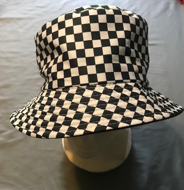 Checker Board Bucket Hat - Small Size for Casual Style  -image