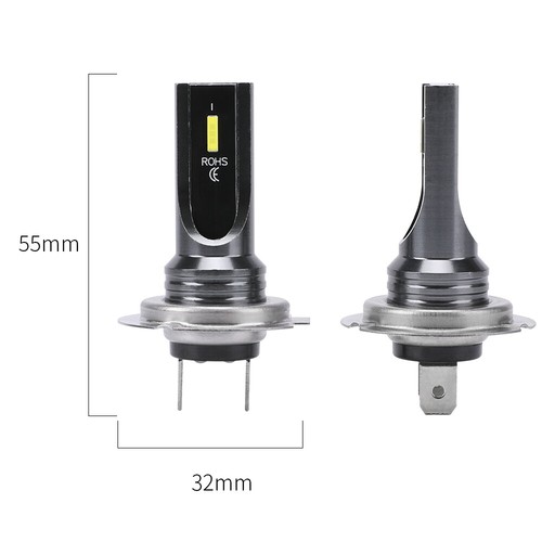 2Pcs H1 H3 H4 H7 LED Headlight Bulb Kit High Low Beam Super Bright 6000K - Picture 3 of 22