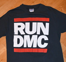 *1987 RUN DMC* vtg rap hip hop concert promo tee t-shirt (M/L) 1980's Def Jam
