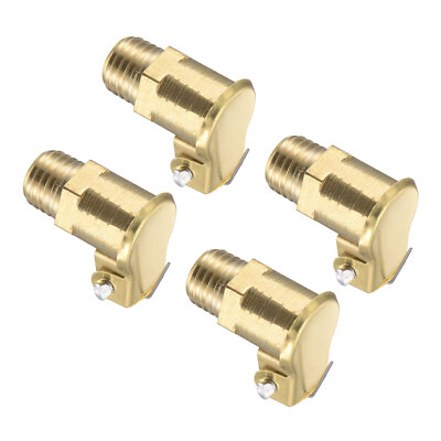 4pcs Copper Spring Grease Oil Cup Caps M8x1mm Thread Oiler Container Cup