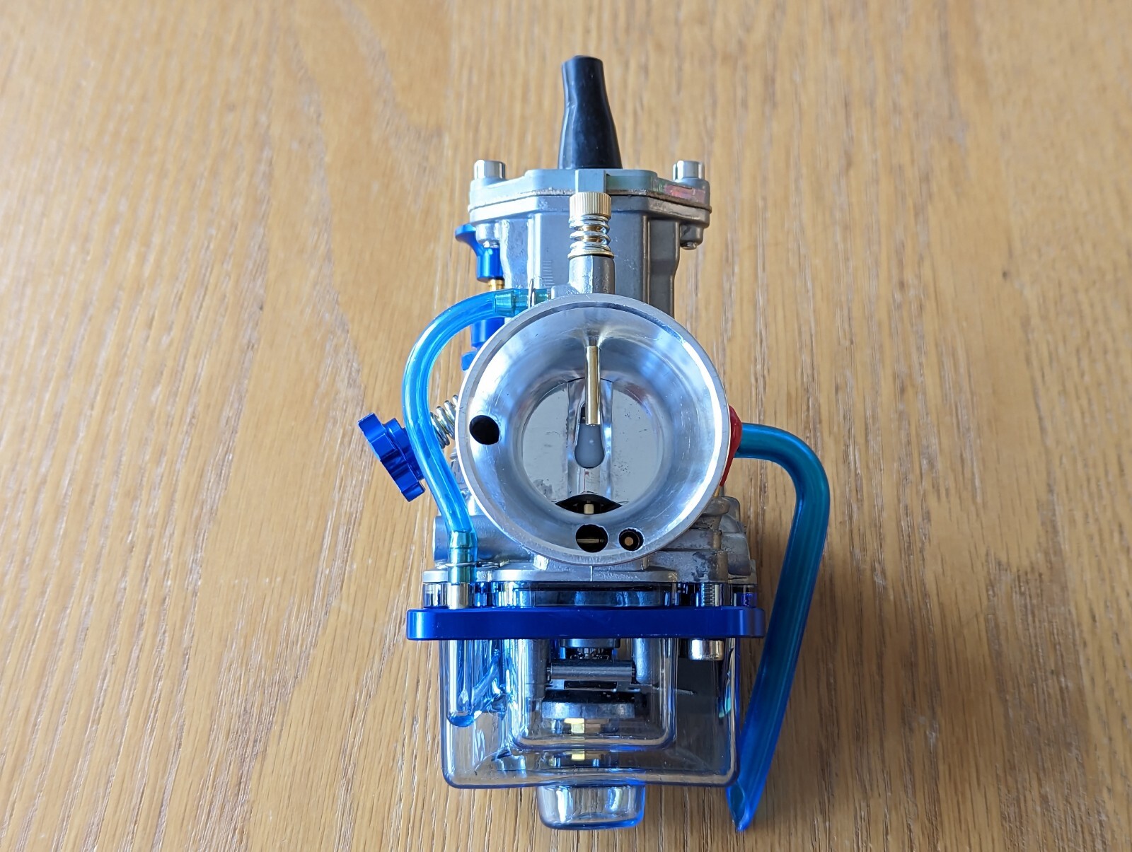 Universal PWK28 28mm Carburettor Carb Flat Slide with Clear Float Bowl