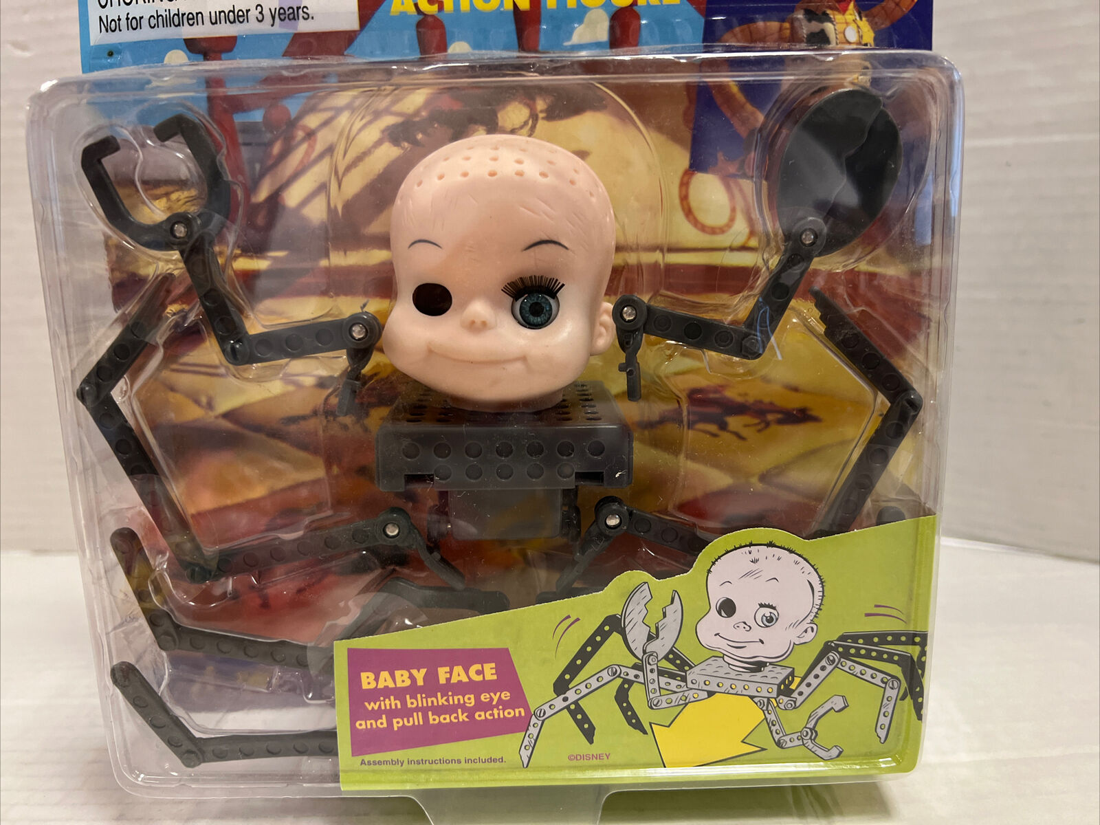 Disney Toy Story BABY FACE Action Figure NEW SEALED Thinkway Blinking Eye