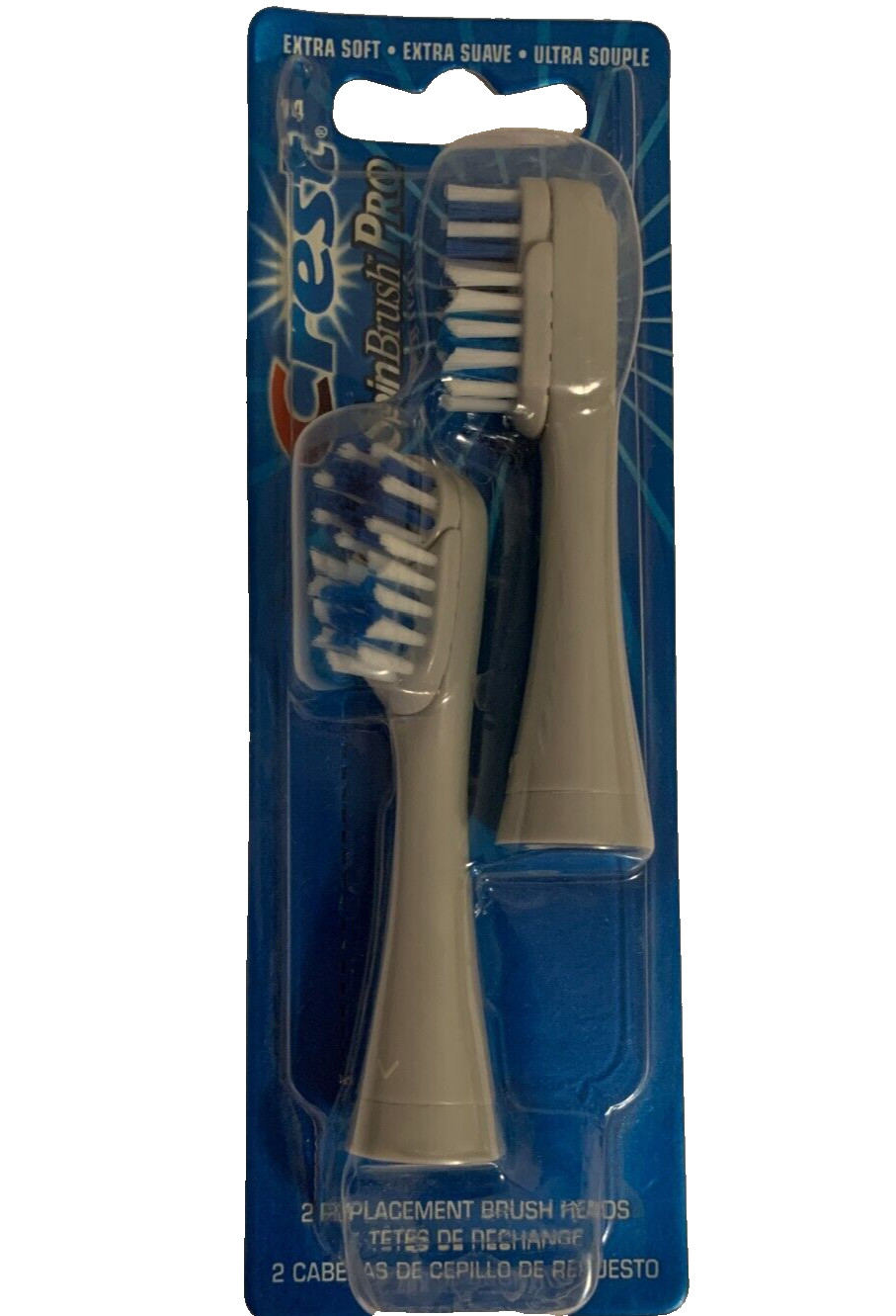 Crest Spinbrush Pro Clean Replacement Brush Heads, Extra Sof