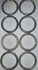 8 Stück O Ring 304 Edelstahl Geschweißter 5...