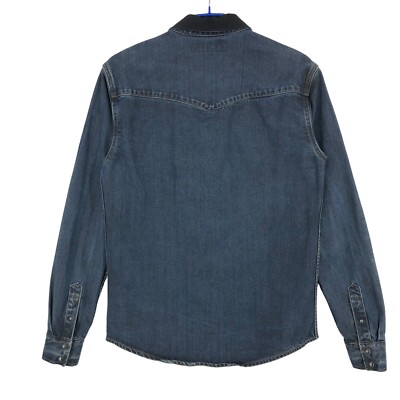 ALLSAINTS Men Denim Long Sleeve Casual Shirt Size S | eBay
