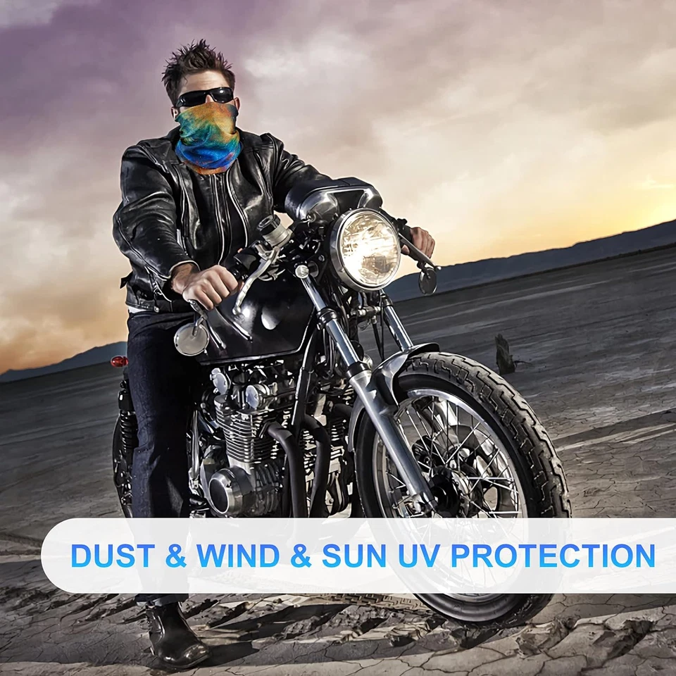 Paquete de 6 pasamontañas elásticos para el cuello y la cara, versátiles - Image 2 of 4