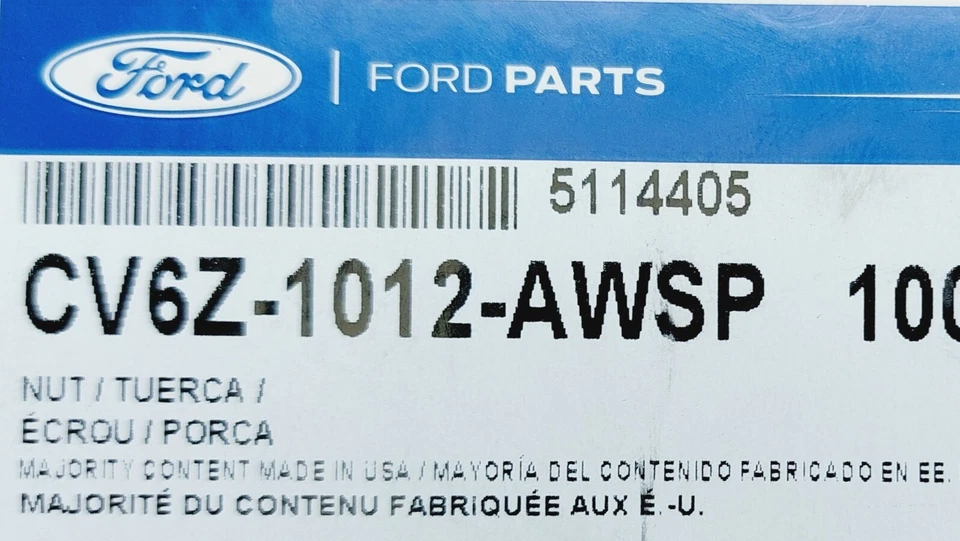 2012 13 14 15 16 17 2018 Ford Focus S 100 Lug Nuts M12 x 1.5MM CV6Z-1012-AWSP - Image 3 of 3