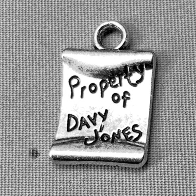 Property Davy Jones Treasure Map Charms 20x12mm Silver Plated Alloy Q6 Per Pkg