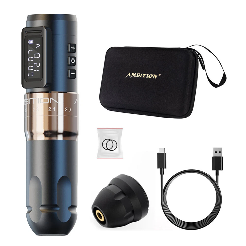 Wireless Tattoo Machine Pen 6 Stroke Length Adjustable 2.0-4.0mm Brushless Motor - product detail image 21