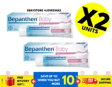 2 X Bepanthen Ointment 100g Dual Action for Nappy Rash and Skin Recovery