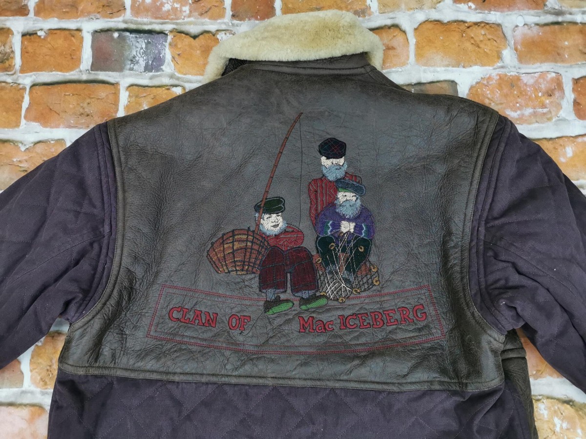 ICEBERG NAVY EMBROIDERED MILITARY JACKET