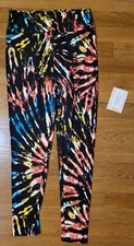 LuLaRoe OS One Size Leggings Beautiful Multicolor Splatters Print NWT