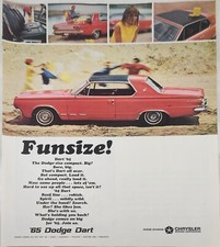 1964 Vintage Ad 13x10 Of 1965 Dodge Dart Red Car Fun Size 1964 Vintage Ad 13x10 Of 1965 Dodge Dart Red Car Fun Size