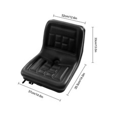 Universal Forklift Seat for Tractor Excavator Skid Loader Backhoe Dozer Slidable