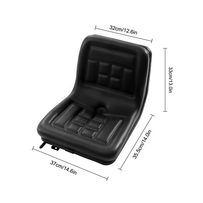 Universal Forklift Seat for Tractor Excavator Skid Loader Backhoe Dozer Slidable