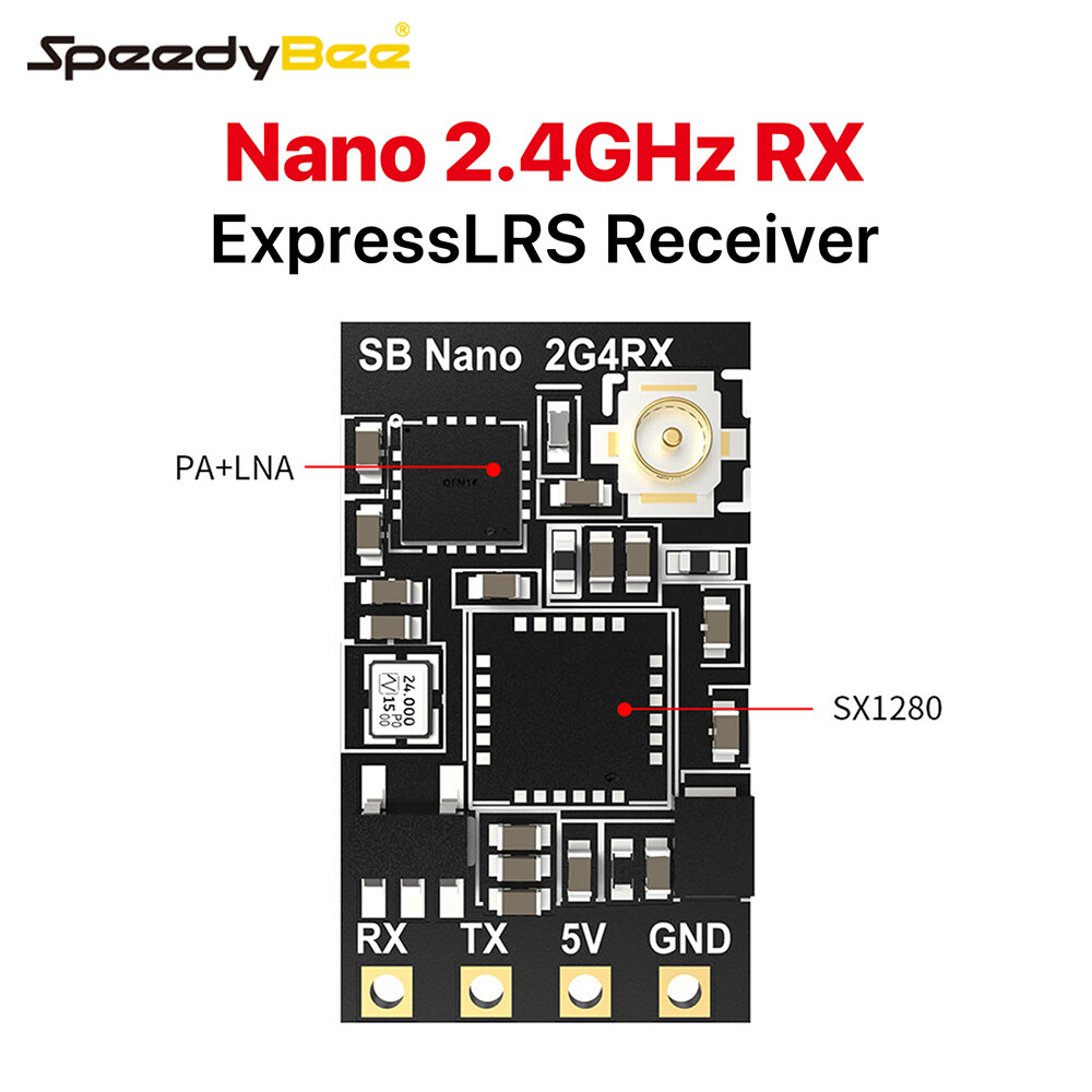 SpeedyBee Nano 2.4G ExpressLRS ELRS Receiver for FPV Freestyle Long ...