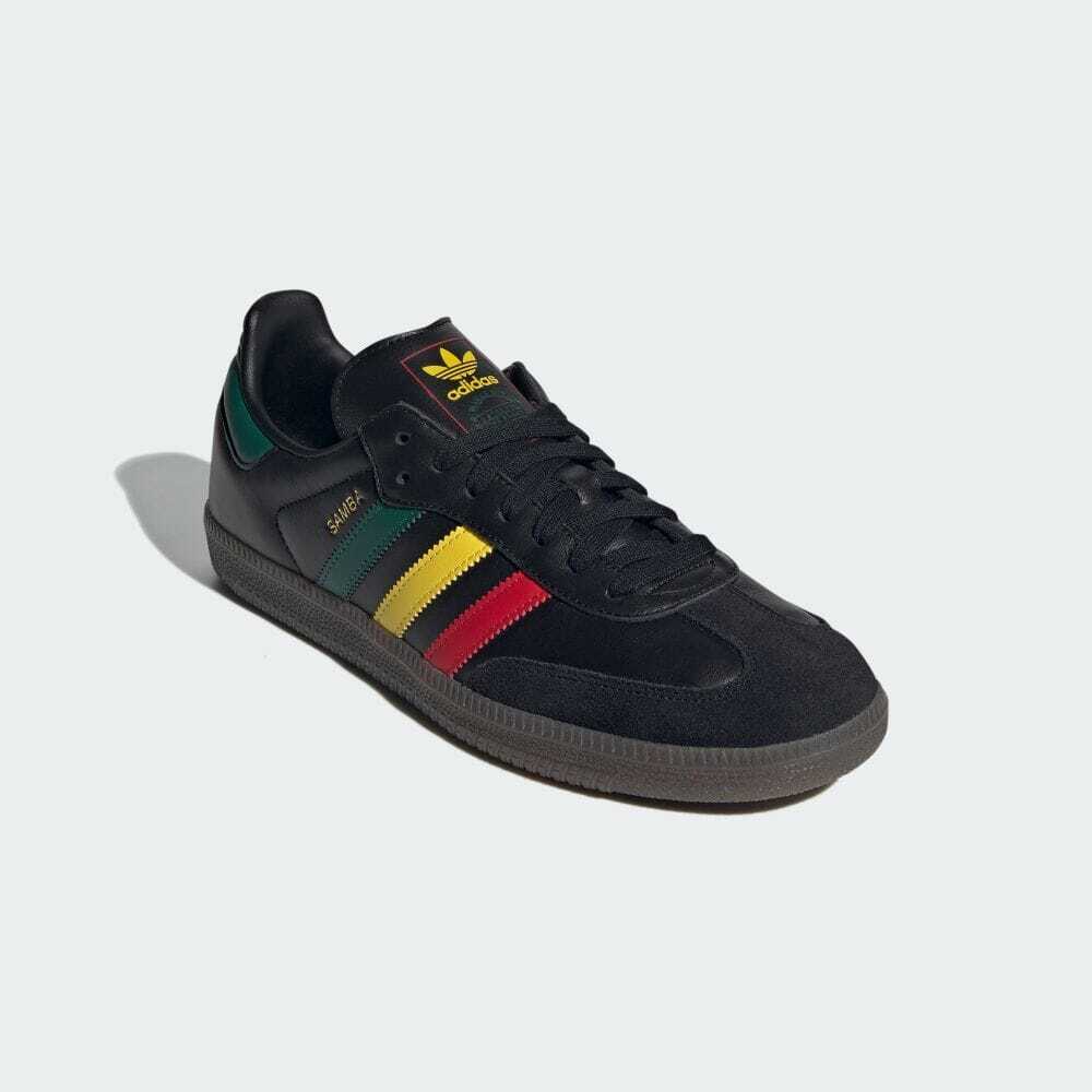 Size 9 - adidas Samba OG Rasta - Black for sale online | eBay