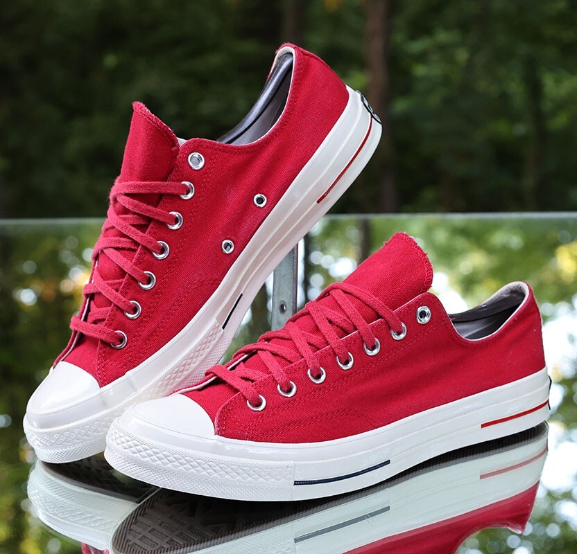 Converse Chuck 70 Low Ox Heritage Court Gym Red Men's Size 11