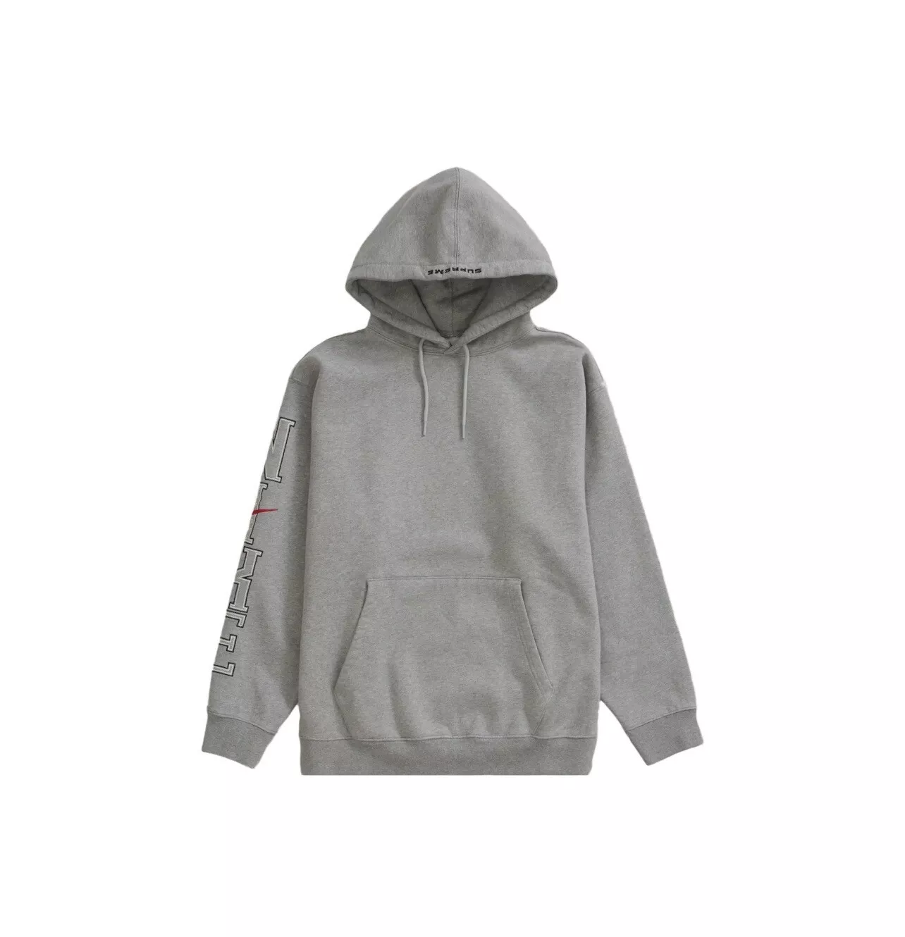 Sweat shirt à capuche Supreme Nike gris bruyère taille : XXL