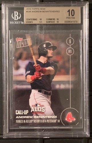 2016 Topps Now 548 Andrew Benintendi