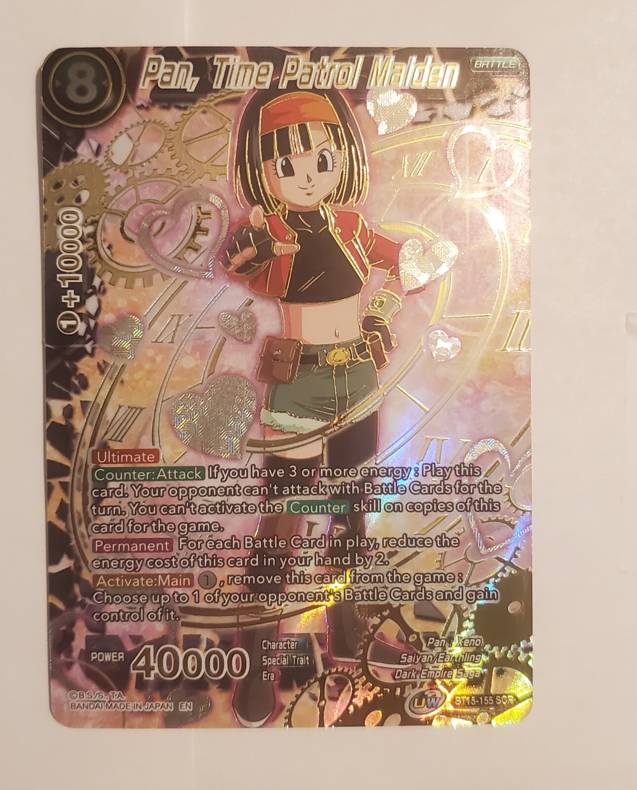 Pan, Time Patrol Maiden 2021 Saiyan Showdown #BT15-155 Secret Rare