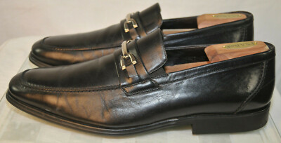 BRUNO MAGLI Horsebit Loafers Men 11.5 Italian Leather VINTAGE Designer Shoes Alessandro Cognac – Bruno Magli main image 2