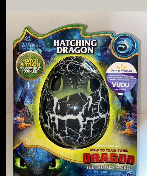 How To Train Your Dragon Hatching Toothless Dragon Egg Spin Master New eBay