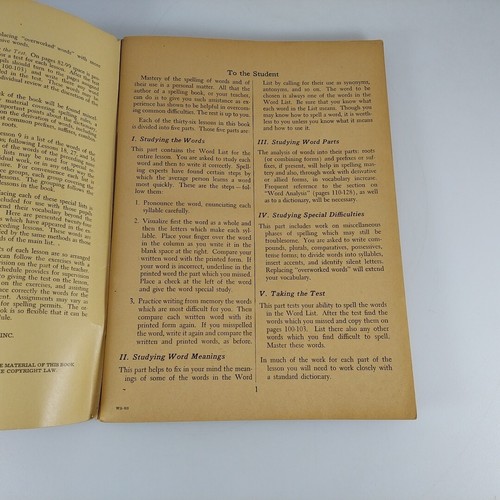 Progressive Word Mastery Word Study For Secondary Schools David Patton 1945 PB - Picture 9 of 15
