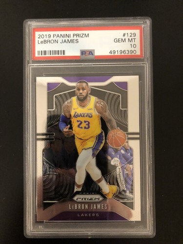 Lebron James Prizm 129 PSA 10