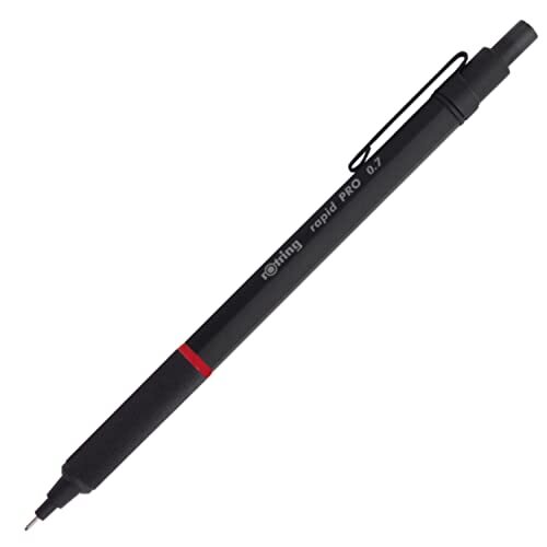 ROtring 1904257 Rapid PRO Mechanical Pencil, 0.7 mm, Matte Black