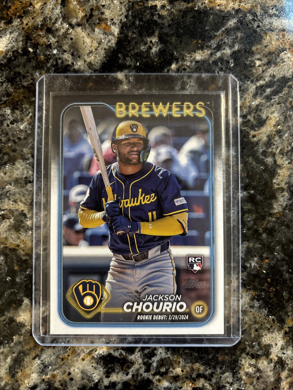 2024 Topps Update Series - Rookie Debut #US155 Jackson Chourio (RC)