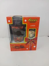 NIB Reese's Peanut Butter Cups Miniatures - Holiday Gift Set Ceramic Travel Mug