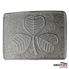Traditional Men Kilt Belt Buckle Triple Thistle Emboss Highland Kilt Accessories