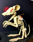 Halloween Animated Skeleton Bones Animal Light Up Eyes Moving Jaw & Sound Decor