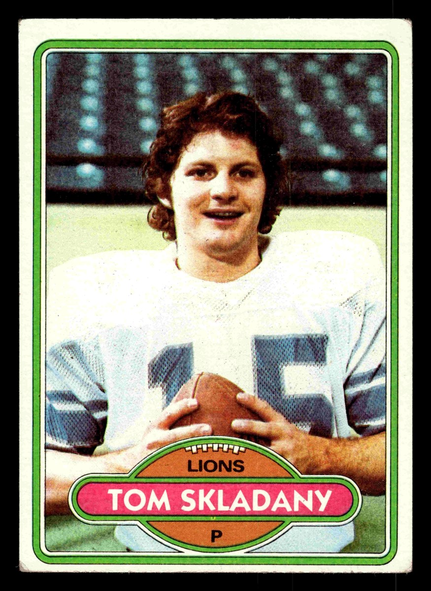 1980 Topps Tom Skladany #463 - Detroit Lions | eBay