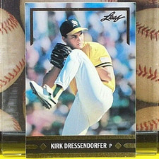1991 LEAF GOLD ROOKIES Baseball Card # BC13 * KIRK DRESSENDORFER * Oakland