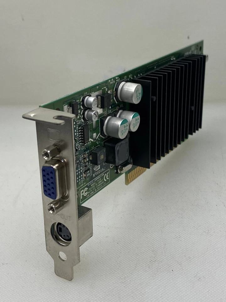nVidia Geforce FX5200 VGA Card 128MB AGP 8X Low Profile - Image 2 of 3